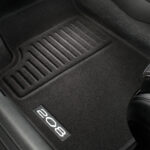 Súprava Velúrových Autokoberčekov - Vpredu A Vzadu Peugeot 208