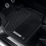 Súprava Velúrovaných  Autokoberčekov - Vpredu A Vzadu Peugeot 3008