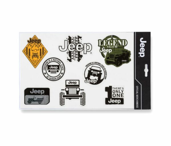 JEEP Sada nálepiek 8ks